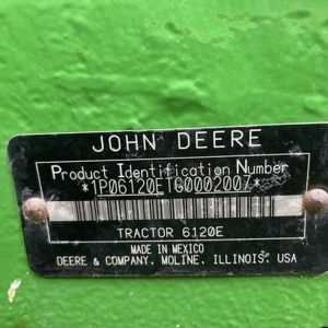 2016 John Deere 6120E