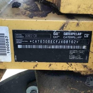 2017 CATERPILLAR 308E CR