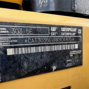 2013 CATERPILLAR 303.5E CR