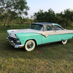 1955 Ford Crown Victoria Skyliner Glass Roof V8 3SPD AC