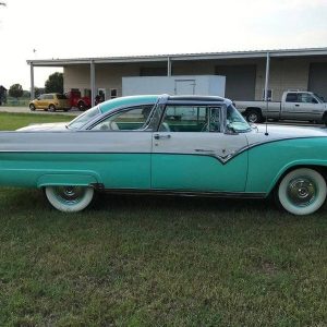 1955 Ford Crown Victoria Skyliner Glass Roof V8 3SPD AC