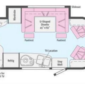 2015 Itasca Class C RV NAVION 24J